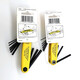BONDHUS American Borton Folding Set American and British Hex Wrench HF9S 12591 12589 HF9 5/641/4