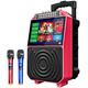 Jinzheng square dance audio with display screen wireless microphone Bluetooth home ktv singing karaoke karaoke machine integrated video outdoor trolley speaker outdoor audio 1033 21# Bluetooth version (without microphone)