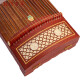 
Dunhuang brand Dunhuang Guzheng 694PP floating and colorful mahogany solid wood performance professional level 10 exam national color agarwood painted piano 694KK banana window night speech (full set of gift packs)