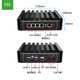 Bicontrol N5105 quad network port Gigabit soft router N4000 mini computer host embedded industrial control machine fanless silent I226 network card J4125 multi-network 4G module ros G30-N6210 quad network card M.2 solid state 8G memory 256G solid state