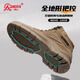 Strongman 3515 men's boots puncture-proof outdoor hiking boots lightweight wear-resistant desert boots hiking sports boots sand color 41