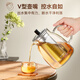 KAMJOVE teapot elegant cup heat-resistant glass tea set kung fu office flower teapot tea separate cup teapot home