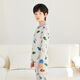 
Red bean children's underwear set pure cotton men and women's middle-aged children's autumn clothes and long pants warm pajamas M1049 Hemp 170