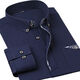 
Zhidou Dou spring and summer shirt men's long-sleeved shirt New Year fashion high-neck large collar diamond button trendy men's lining black double-layer collar 9215 38 S