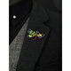 Shijun (SHIJUN) Chinese style glaze color brooch, exquisite enamel color dragonfly men's suit jacket, bird corsage handmade accessories, bee