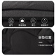 Rogtyo Ciclismo Uneos para hombres y mujeres Ciclismo de ciclismo Silicona Choque absorbente de asiento ASEJO Aprendible Pantalones de bicicleta de secado rápido Pantalones cortos de bicicleta de montaña 9D Modelo de silicona actualizado M