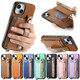 Tongrubi Magsafe Case de teléfonos móviles Adecuado para Apple 15 Promax Bag Magnetic Bag Case de teléfono móvil con bolsa de tarjeta iPhone 14 Muñeco de muñeca Noble Magnetic Case + Bolsa de tarjeta iPhone 16Plus