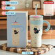 Bingba Cup Office großer Kapazität Strohwasserbecher Big Mac Thermalbecher 2024 Neues Modell 316 Edelstahl Dackel-1200ml316 Edelstahl aus Edelstahl