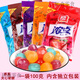 Yake thick-point sandwich hard candies 100g*10 bags of fruit-flavored candies, wedding candies, mints, new year snacks, plum flavor 2 bags