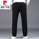 
Pierre cardin high-end spring and autumn men's sports pants middle-aged pure cotton casual trousers dad loose straight pants thin sweatpants spring and autumn thickness 9928 blue L