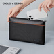 Cnoles Herrenkupplungsbeutel große Kapazität Multi-Karten-Position Luxus Münz Brieftasche Mobiler Speichertasche Geburtstagsgeschenk für Freund Ehemann