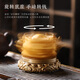 Cha Xiao'er's color-changing tea pet, Pixiu tea table, tea table decorations, high-end tea set decorations, rotating - water spray Pixiu (turns golden)