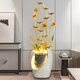 
Floor-standing light luxury running water ornaments circulating water living room office TV cabinet next to humidifier to make money bonsai decoration 9928A water bonsai + small iron flower 134CM