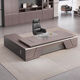 Fashionable and light luxury boss desk desk executive desk simple modern chairman's office desk and chair light luxury desk 3.2m boss desk (with multimedia cable box) + boss