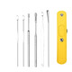 Hui Xun Tools and Accessories Ear Pick Ear Pick Ear Pick Ear Tool Set with Leather Case Ear Pick Leather Case Packaging Random Color R 1 Piece
