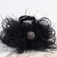 Xiang Wan Hairpin Temperament Sparkling Diamond Feather Clip Women's Large Plate Hairpin Women's Back Head Shark Clip Hairpin Increase Hair Volume Headgear