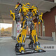 Large iron Transformers Bumblebee Optimus Prime Megatron Metal Robot Mecha Mall Park Ornament Height 1.5 meters, standard lighting, no voice setting