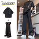 
Tanghao Chinese style short shirt men's summer bamboo embroidery handsome high-end men's new Chinese style Chinese style outfit embroidered trousers XL