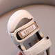 G.Duck Kids Little gelbe Ente Baby Sandalen Kleinkindschuhe Sommerjungenköpfe Anti-Kicking-Strandschuhe Baby Girls Sandalen weiche Sohle Off-White Größe 22 Größe Länge ca.