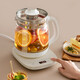 Bear health kettle, tea kettle, kettle, electric kettle, kettle, thermostatic kettle, glass flower tea kettle, hot milk, reservation, automatic heat preservation 1.8L, home office with stainless steel filter YSH-D18H3-with 316L filter 1.8L