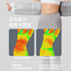 UMAY佑美暴汗束腰带健身腰带深蹲收腹塑形束缚带运动训练男女护腰带夏 银离子升级款-芝士粉