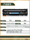 安巨适用惠普CE653A CE655A硒鼓HP LaserJet Pro P1106 P1108粉盒碳粉 高配版CE653X易加粉硒鼓3000页