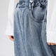 jnby von jnby jiangnan buyi Kinderkleidung umweltfreundlich besiedelungsgezügelte Mid-Pants Casos komfortable Sommerjungen und Mädchen Kinder 1o6e1396H 995/Denim Wash Lan 130 cm