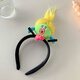 Beautiful princess, ugly, cute and funny hair hoop for women 2024 new creative headband for washing face and going out, universal fun hairpin headband 1# blue and purple Pisces headband
