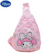 Disney Spring and Summer New Kulomi Children's Bag Casual Lightweight Chest Bag Melody Girl Crossbody Bag Travel Variety Bag 690# Blue Yugui Dog Large Size