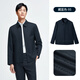 Jinlilai Jacke Jacke Herren Frühling [Maschinenwaschwolle] Warm Executive Revers Reach Business Commuter Jacke Marine Blue-95 L