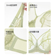 Sugar grain underwear for women, thin, large breasts, small and large sizes, fat mm, push-up, support for secondary breasts, anti-sagging, ultra-thin lace bra, tender grass green E75