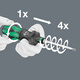 WERA 816RA 826T 813R 817R FAST DEALDRIR HARDER 4X СКОРОСТЬ ПЕРТВА 050 05057480001 (826T) Квартиральная скорость быстро