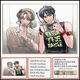 Taoli Family Korean comic sketch Li Zhoubin urging Yijing's peripheral poster puzzle 1000 pieces with photo frames Customized gifts and educational toys Sketch (Li Zhoubin Cui Yijing) P1396 1500 pieces boxed + solid wood photo frame + poster (give points