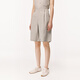 Weniger [Xun -Serie] Frühlings- und Sommer lässig einfache gerade Shorts Leinen Seiden mittelhose Frauen 2o4e14110 125 Originalfarbe s