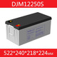 LEOCH理士蓄电池DJM12250S铅酸免维护12V250AH铁塔基站储能UPS通讯系统 DJM12250S（12V250AH） 12 40天 