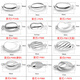 XD string-wired pearl necklace buckle connecting bracelet buckle connecting buckle insert button buckle accessories 925 silver buckle style 3-P983 glossy [one]