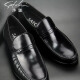 Shachi 2025 Herrenschuhe Neue Schaffell High-End-Fuß-Derby-Schuhe für Herrengeschäft Casual Lederschuhe Echtes Leder Pendeln formelle Schuhe Schwarz 39 Europäische Größe Einer Größe