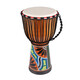 Jaek Dante African Drum Professional Performance Master Drum Lehre Percussion Instrument Old Ziegenkiner Indonesischer afrikanischer Handtank Standard 12-Zoll-Wolkenmee (Big Geschenkpaket)
