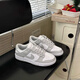 
Nike men's shoes 2025 summer new DUNK LOW sports shoes retro board shoes rubber sole low top light casual shoes white mist gray DD1391-103 45
