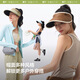 Beneunder sun protection hat women's vinyl empty top hat sun hat anti-UV face-covering sun hat BM569 black