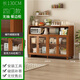 Xinqitian tea cabinet dining side cabinet storage cabinet living room wall cabinet light luxury tea cabinet storage rack small storage cabinet Nordic style 丨Tear color model [new product] single door no draw