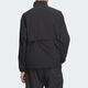 阿迪达斯 （adidas）外套男装 秋季新款插肩袖运动服休闲宽松梭织立领夹克外套 KC3892/黑色-三条纹/立领 L