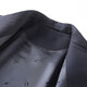 Antonio [Mulberry Silk] Luxury Luxury Leading Cadre en laine veste veste de revers pour hommes et veste d'automne bleu marine L (175 / 92A)