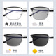 Les verres de myopie Jingbang peuvent être transformés en un cadre rose à brun bleu à la mode pour un cadre noir ultra-léger pour hommes pour rendre leur visage mince Z 8712 Ice Mist Grey Ultra-Light Titanium Frame 8.4g avec 1,56 Loyaux de thé rapide Couleur de thé par défaut Couleur de thé par défaut