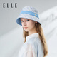 ELLE女士防晒渔夫帽遮阳户外防紫外线时尚老花显脸小帽子礼物