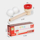 Yuanqi Children's Fun Wooden Ball Ball Ball Training Training Langage Development Resilient Rehabilitation Children's Suspending Ball Ball Oral Training Disvice Macaron Ball Ball Green (avec 2 balles)