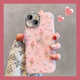 Blue Nizi is suitable for Apple 16pro/max mobile phone case iPhone15promax protective case Apple 13/14pro all inclusive 12/promax anti-fall girl new hard shell 15pro white background *tulip flowers - comes with lens film Apple 16Pro