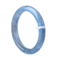 Taste Ju natural old mine aquamarine bracelet round strip thin strip wide version jingle devil blue bracelet bracelet blue sky and white clouds No. 32 size 60*16.3*8.3MM