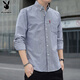 Playboy (Playboy) Shirt Herren-Langarmjacke Herren-Shirt Frühling und Herbst Business Casual Herren Mode Tops