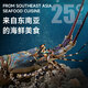 Mr. Fish Seller Indonesian live frozen blue lobster 200-300g/piece Extra large lobster Hualong seafood water produces fresh shrimp